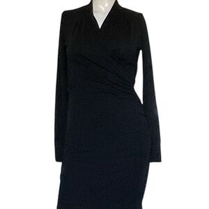 Banana Republic Classic Black Long Sleeve Dress